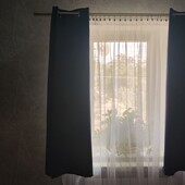 2 штори 100% блекаут, 115 см на 135 см