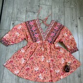 Розпродаж магазину! Чудова сукня завʼязка бант на спині пояс затягується