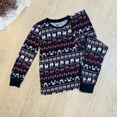 Дитяча новорічна піжама 110/116 см