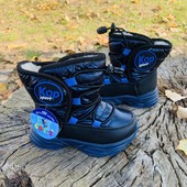 Зимние ботинки дутики р23,24,28 для мальчика ТМ Солнце