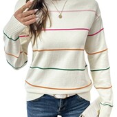 Чарівний бавовняний светр від Shein, розмір М. Новий. Фото 1 приклад.