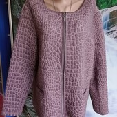 Красивый фактурный - кардиган-кофта для пышных модниц.