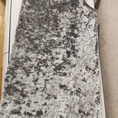 Оксамитова сіра сукня на 8-9 років на зріст 128-135 см