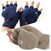 Теплые мягкие рукавички, 2 цвета в наличии