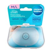 Захисні накладки на соски canpol babies м/l, 2 шт