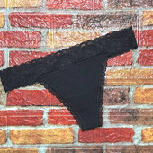 Арт.433 трусики жіночі чорні стринги esmara євро розмір S 36/38.