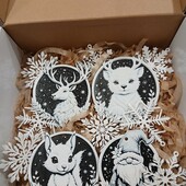 Новорічні підвіски 14 шт