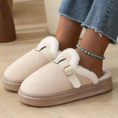 Домашние комнатные тапочки зимние тёплые стелька 23