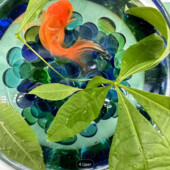 120г Декоративные камни , гидропонический акваскапингпрозрачные, стеклянный грунт,