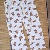 Штаны пижамные домашние женские с принтом собачек F&F M-L