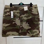 Розпродаж!!! Брендовая новая коттоновая юбка р.22.