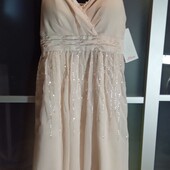 Світло-рожева шифонова сукня з блискітками від S.oliver розмір 158