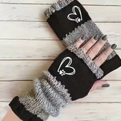 Стильні в’язані мітенки з Унікальним Дизайном