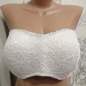 Новий! Шикарний мереживний бандо Tu р.16 Заміри в описі!