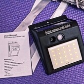 за вашу цену!!! светильник LED на солнечных батареях 10W с датчиком движения