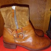 Чобітки шкіра 39р-25,5 см
