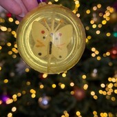 Эксклюзивна Ялинкова кулька, з метеликом в середині , котрий ворушиться. Вінтажна прикраса