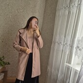 Ніжне пальтішко без гудзиків❤️Відмінний стан