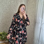 Шикарна річ, квіткове плаття, об'ємні рукавчики, стан нового ❤️