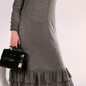 Платье шикарное ткань петля Украина, не Китай, читать мои замеры, большемерит. Цвет Пудра