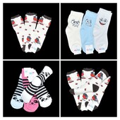 Симпатичные махровые женские носки. Лот - 3 пары