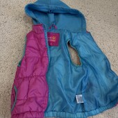 Яскравий теплий жилет 4-6 років