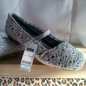 Скоро свята ! Нові ! Бренд.Ñext нарядні ажурні балетки роз.31 Не пропустіть !