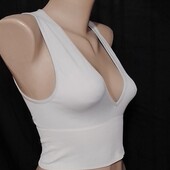 Укорочена майка/топ в рубчик, Urban, М