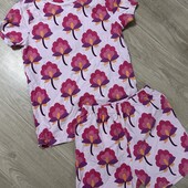 Котонова піжама на дівчинку 8-10 років в гарному стані