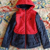 Яскрава, красива, подовжена, демісезонна куртка для хлопчика