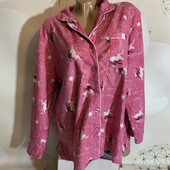 Флисовая пижамная кофта размер 2ХЛ, состояние идеальное