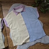 Блуза три кольори в смужку, стан нової✨