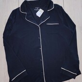 Піжамна блузка Primark, трикотаж, темно-синя, eur 50-52 / uk 22-24