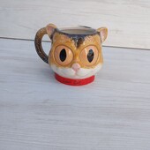 Чашка сувернірна twisted whiskers кіт з великими очима.