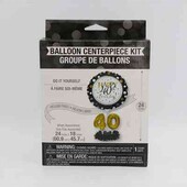 Повітряні кулі прикраси стійка на стіл фото зона на День народження 40 років прикраси декор на свято