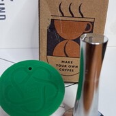 Темпер Icafilas + многоразовая капсула + – персонализированный и экологичный кофе