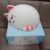 Ночник на батарейках цвет розовый