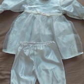 нарядный стильный комплект. можно на крестины