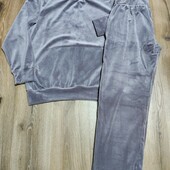 Велюровий прогулянковий костюм для довгоногих дівчат, розмір ХЛ-2ХЛ