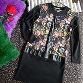 Женские платья новинки цветочный принт