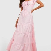 Бавовняна сукня в пастельно рожевому кольорі р.14