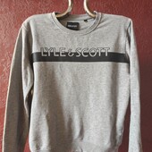 Сірий чоловічий світшот lyle & scott