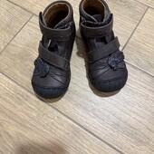 Дитячі шкіряні полуботинки весна осінь 25 розміру Aster