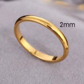 Каблучка 'Stainless Steel' нержавіюча сталь, обручка р. 18(2)