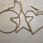 Ялинкові прикраси, можна на вікна, двері, задекорувати при бажанні! В лоті 3 шт!