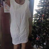 Біла сукня лляна