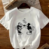Футболка принт Міккі та Мінні) , розмір хxl, 100%коттон