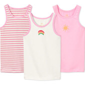 ♕ Лот 1 шт ♕ Якісна майка з органічної бавовни, розмір 110-116, смужка