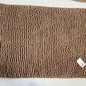 Бежевий коричневий кавовий килим для ванної кімнати