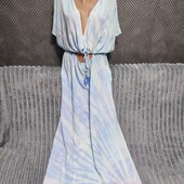 Симпатичное летнее платье в пол, р.L